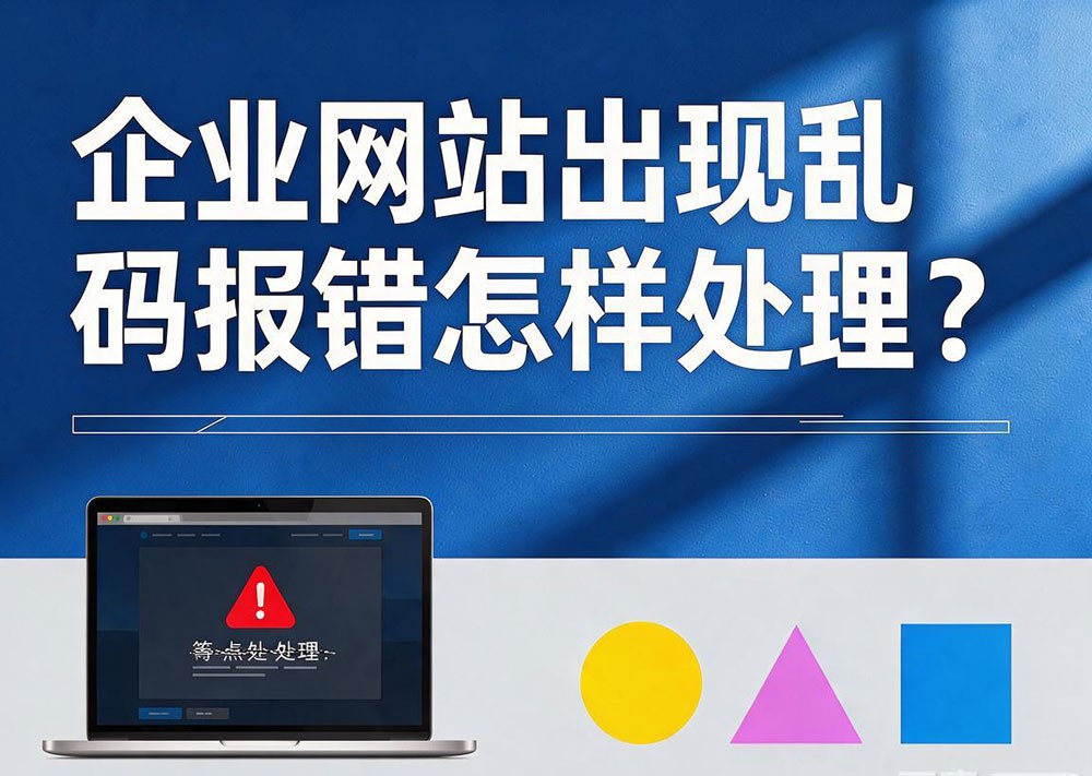 企业网站乱码报错